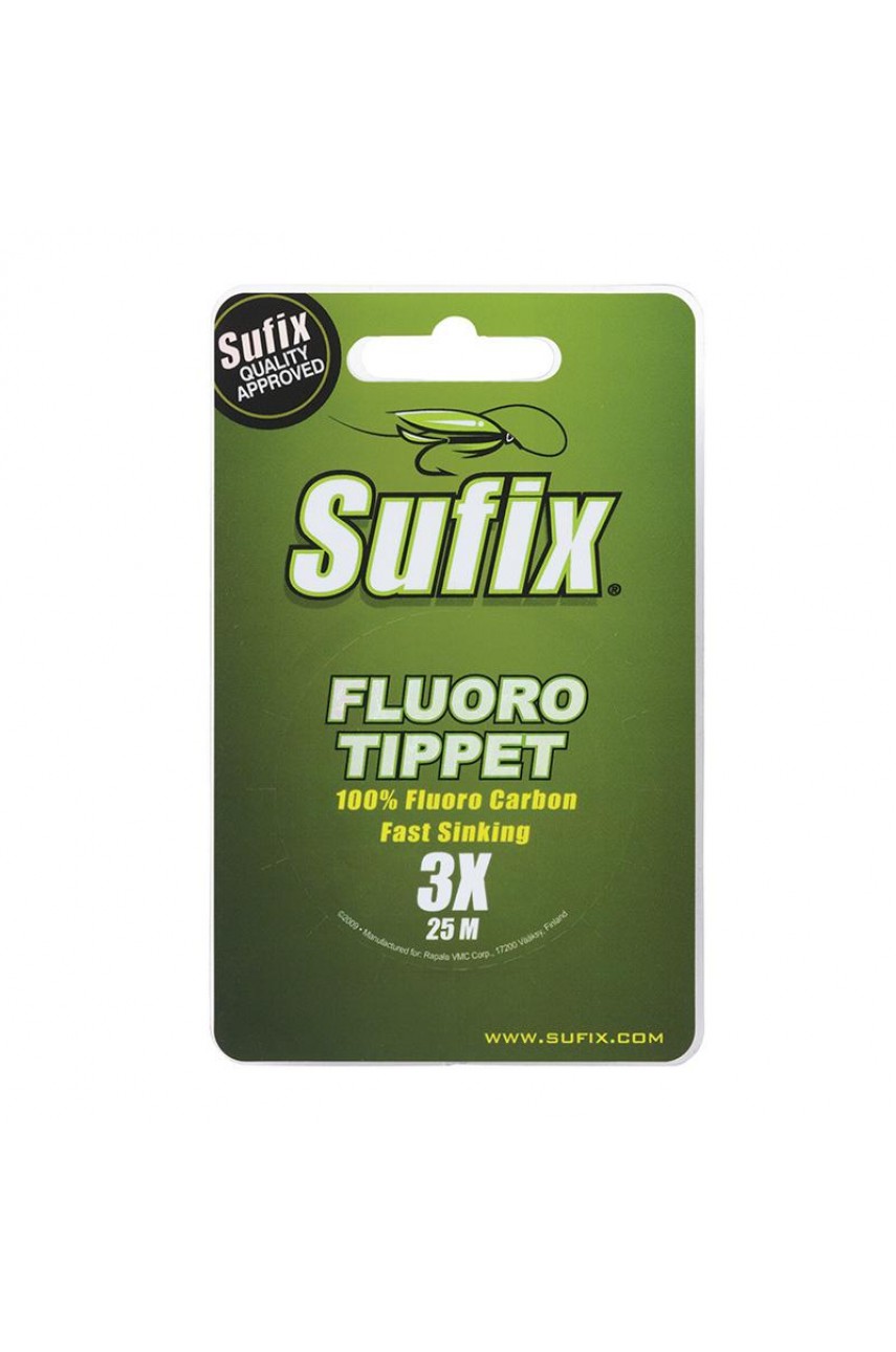 Леска SUFIX Fluoro Tippet прозрачная 25 м 0.108 мм 0,9 кг