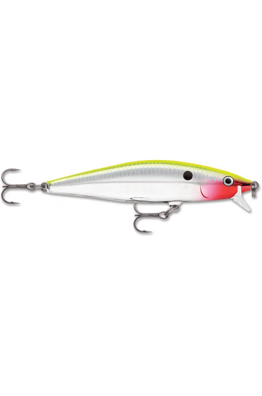 Воблер RAPALA Flat Rap 08 /CLN /плавающий/ 0,9-1,8м, 8см, 7гр модель FLR08-CLN от RAPALA