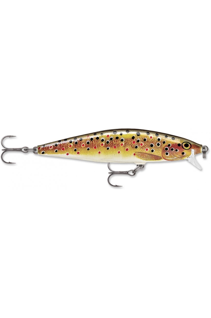 Воблер RAPALA Flat Rap 08 /TR /плавающий/ 0,9-1,8м, 8см, 7гр модель FLR08-TR от RAPALA