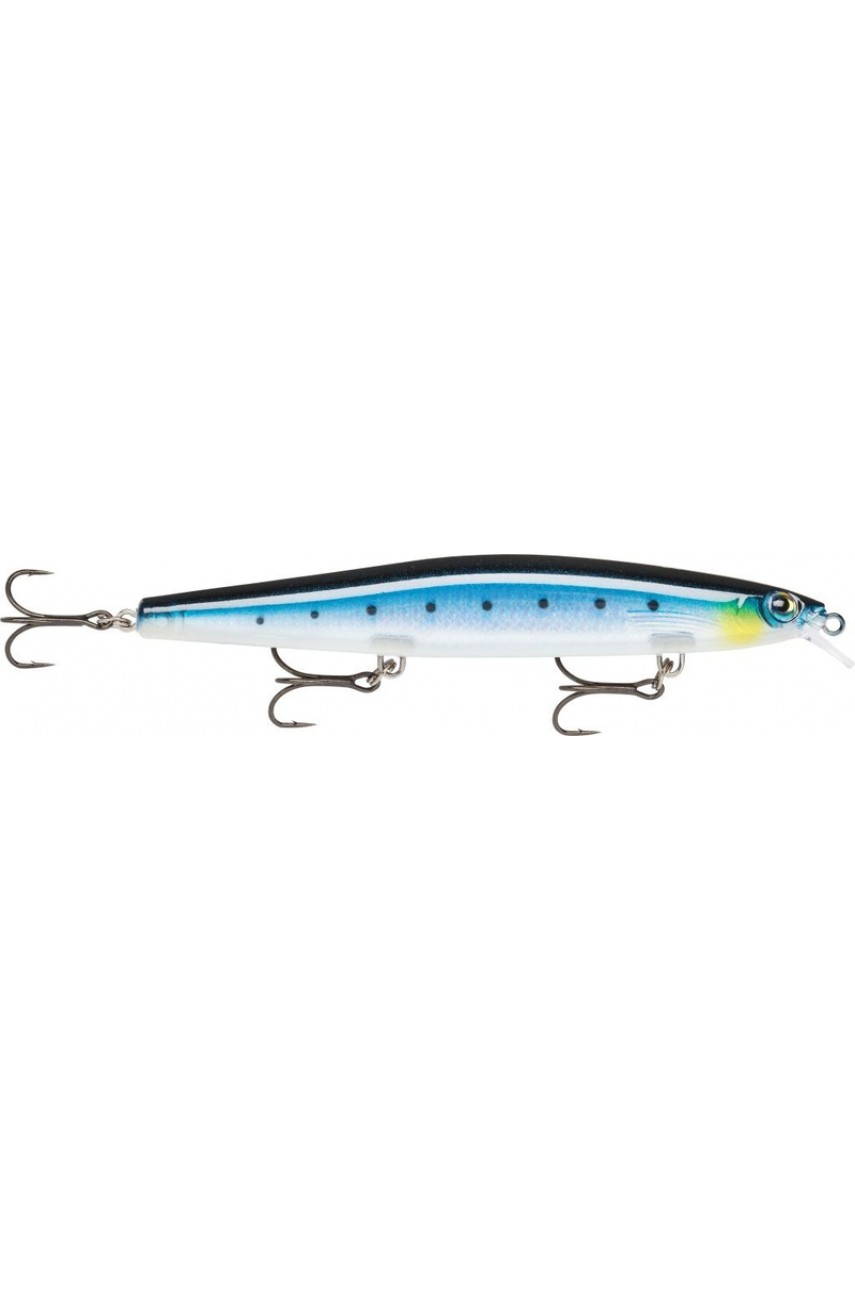 Воблер RAPALA MaxRap Long Range Minnow 12 /FBSRD /медл. тонущ./ до 1,2м, 12см, 20гр