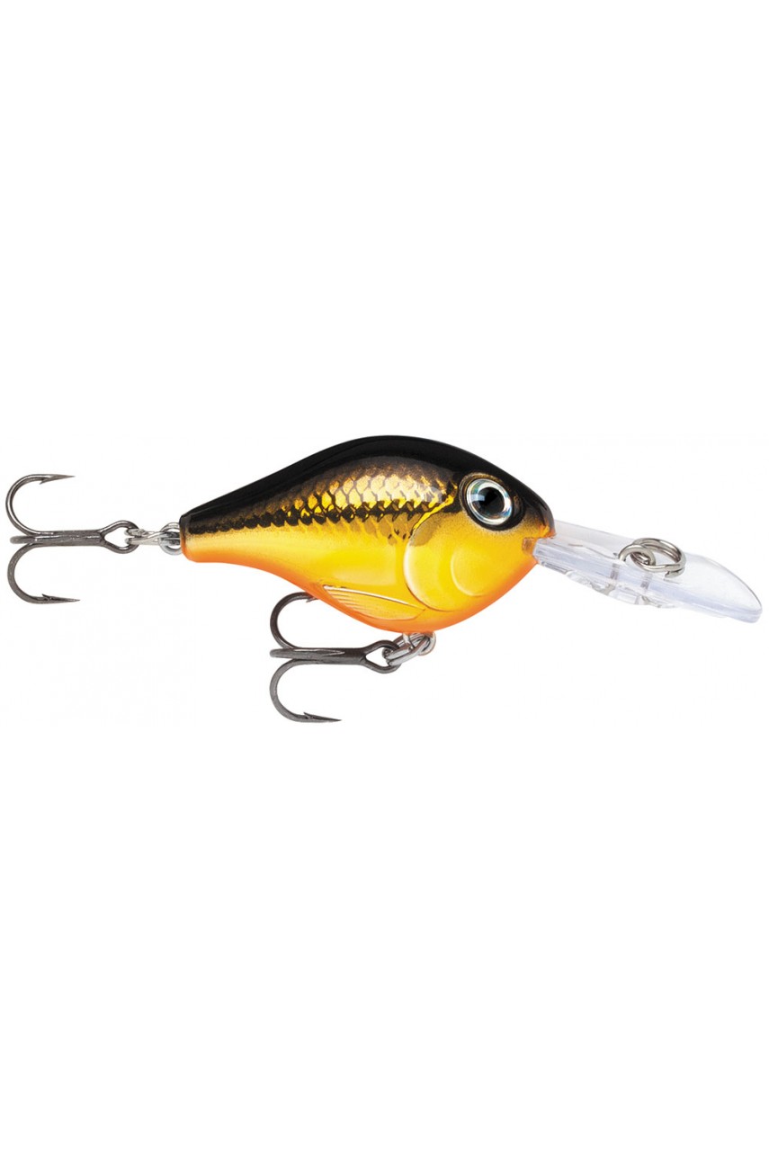 Воблер RAPALA Ultra Light Crank 03 /G /плавающий/ 1,2-2,4м, 3см, 4гр