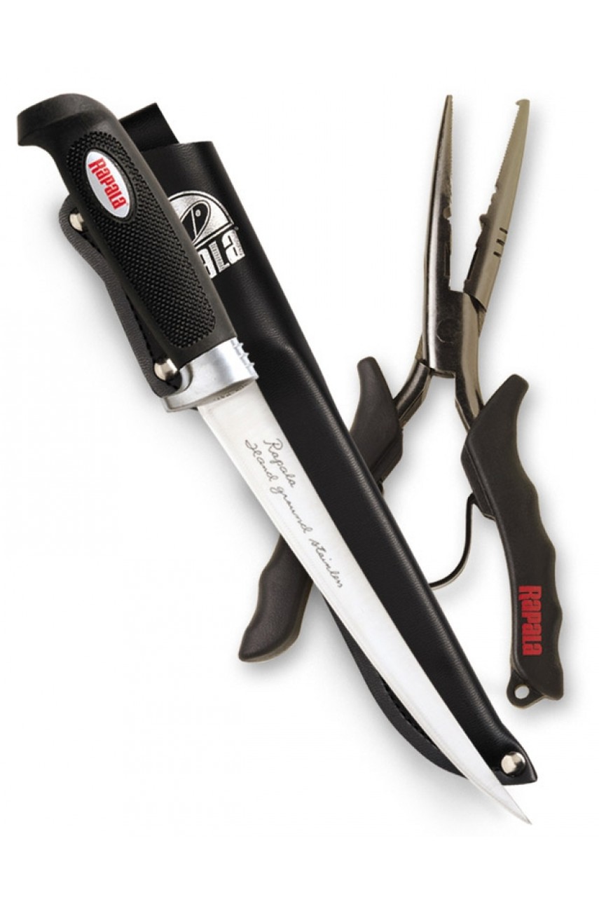 Комбо-набор RAPALA 6 (плоскогубцы (22 см.); нож 706 с ножнами) модель RPLR8-706 от RAPALA