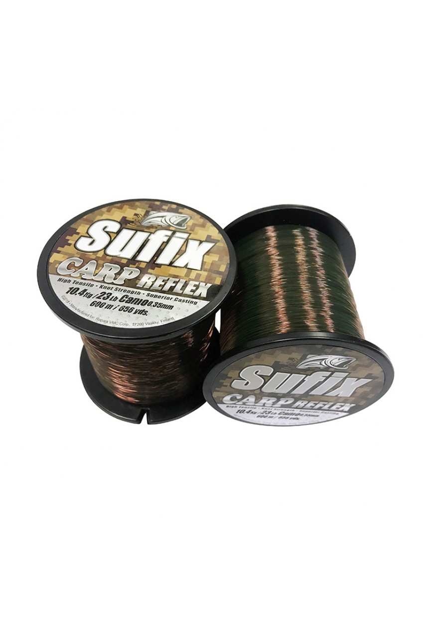 Леска карповая SUFIX Carp Reflex камуфляж 600 м 0.40 мм 13,2 кг модель DTGXL0400H4E21 от SUFIX
