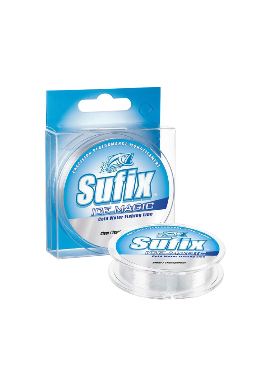 Леска зимняя SUFIX Ice Magic прозрачная 50м 0.38мм 12,3кг модель DS1XL038024A5I от SUFIX