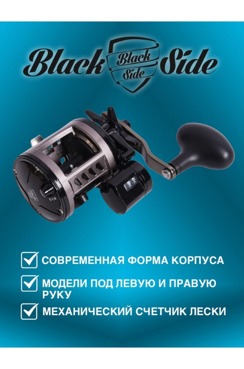 Катушка мультипликаторная Black Side TROLL 150