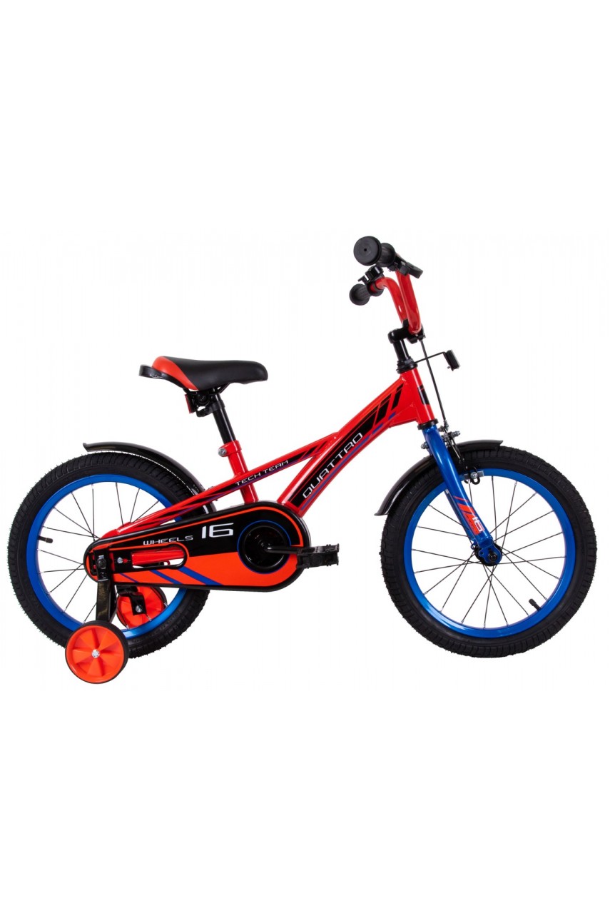 Детский велосипед TECH TEAM QUATTRO красный 18 ' NN002669