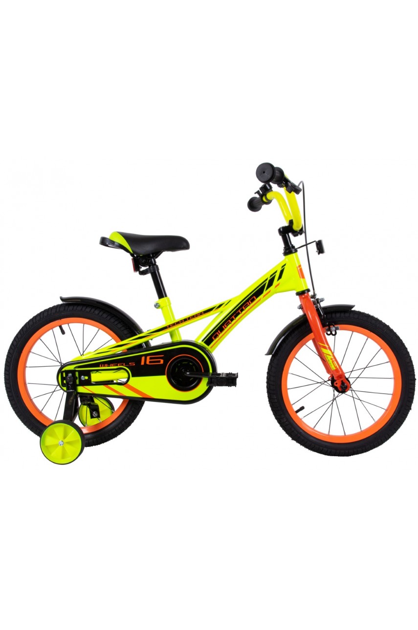 Детский велосипед TECH TEAM QUATTRO зеленый 16 ' NN002667
