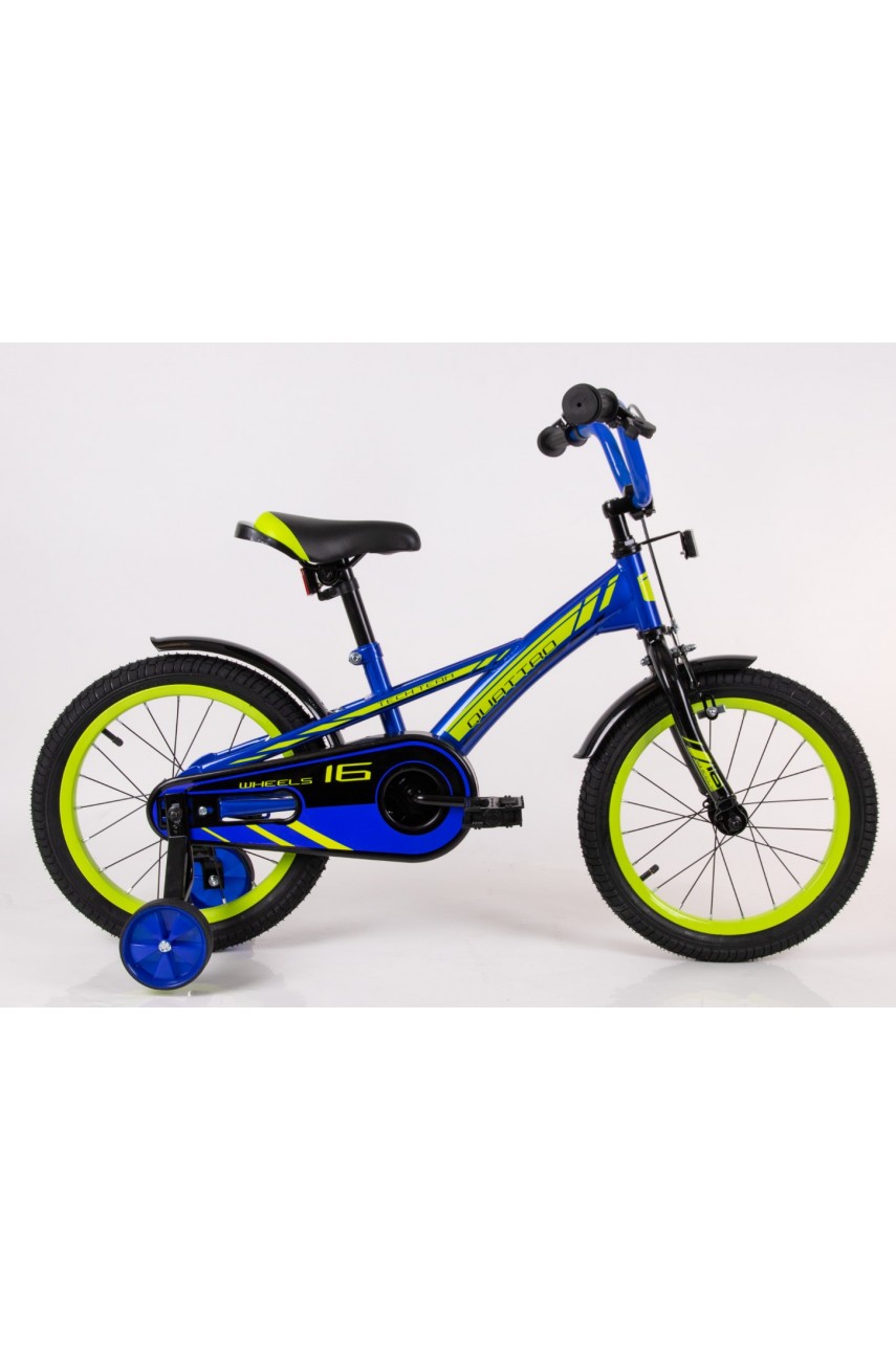 Детский велосипед TECH TEAM QUATTRO 12' синий (сталь) 2023 NN010235