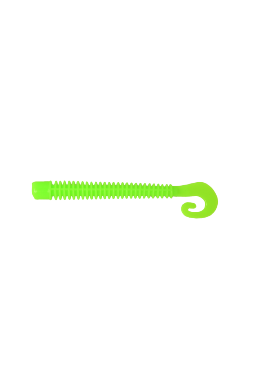 Мягк.приманки LureMax CHEEKY WORM 2,5''/6 см, LSCW25-10-042 Chartreuse True (10 шт.)