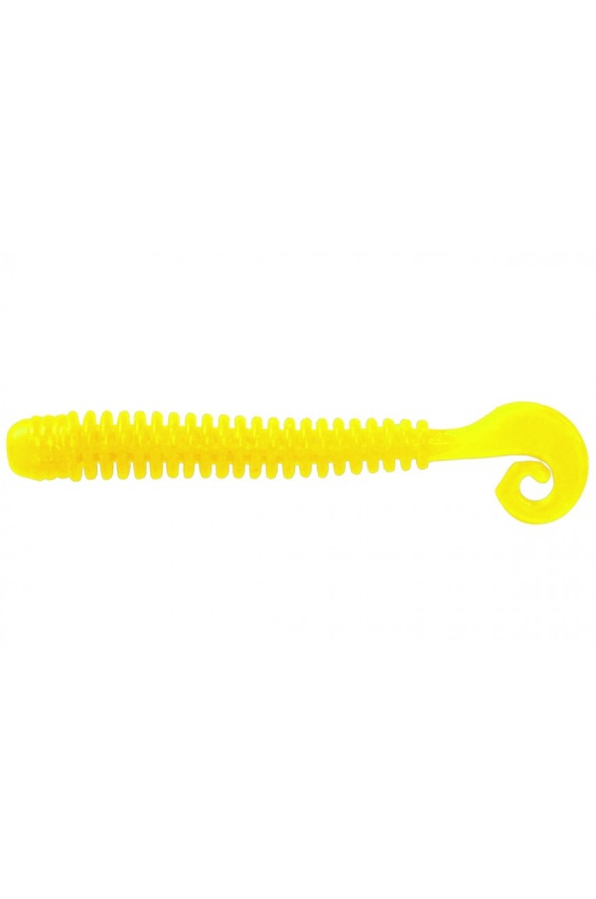 Мягк.приманки LureMax CHEEKY WORM 2,5''/6 см, LSCW25-10-001 Chartreuse  (10 шт.)