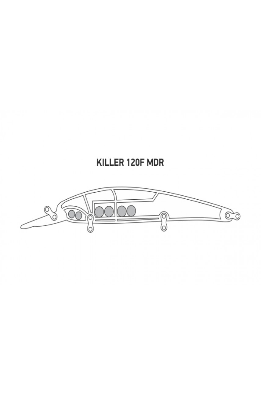 Воблер LureMax KILLER 120F MDR-089 17,5 г.