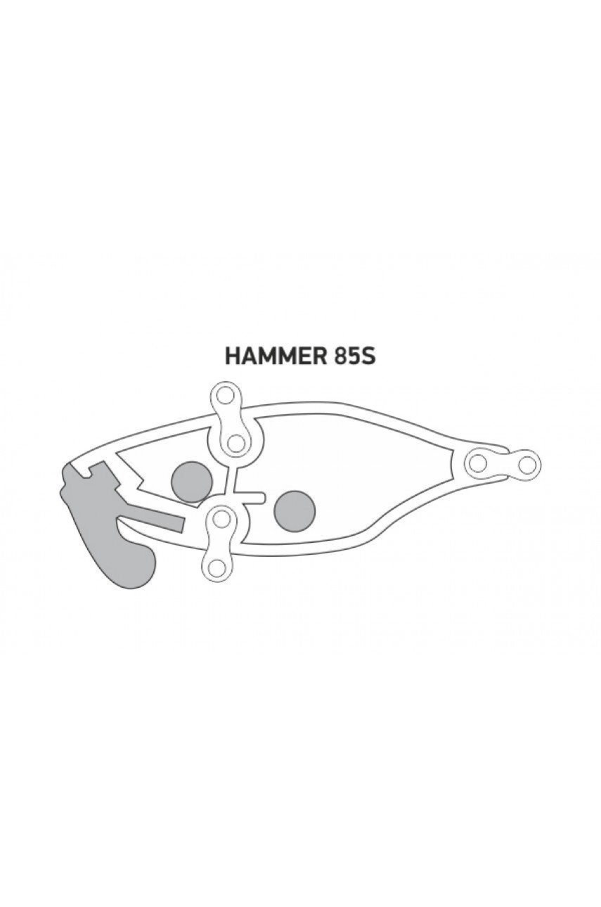Воблер LureMax HAMMER 85mm 33г цв. 001