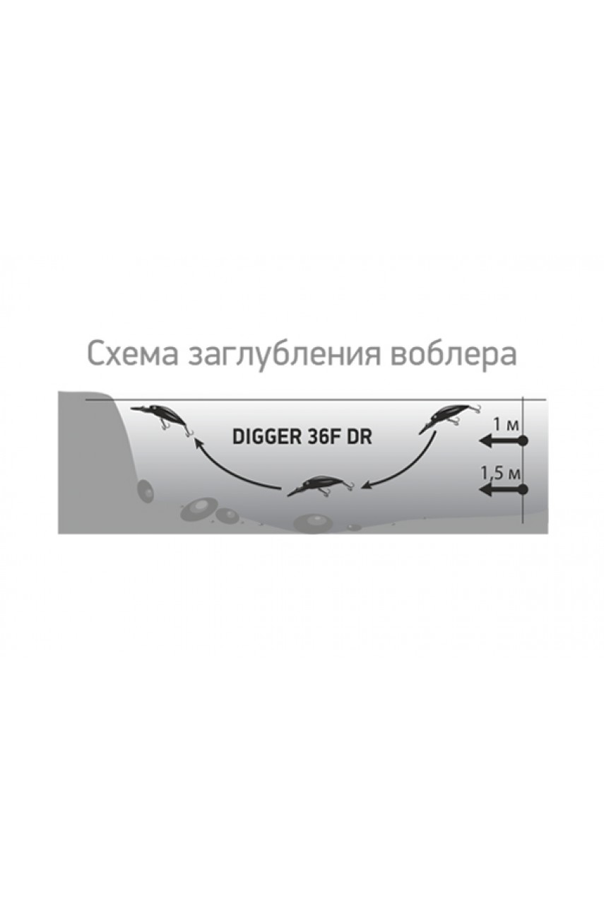 Воблер LureMax DIGGER 36F DR-067 4,2 г. модель LWD36FDR-067 от LureMax