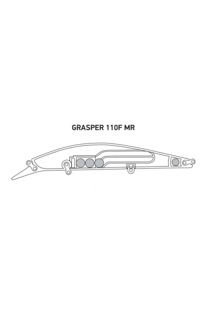 Воблер LureMax GRASPER 110F MR-078 18,5 г.