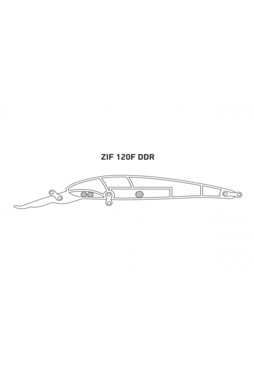 Воблер LureMax ZIF 120F DDR-022 19 г.