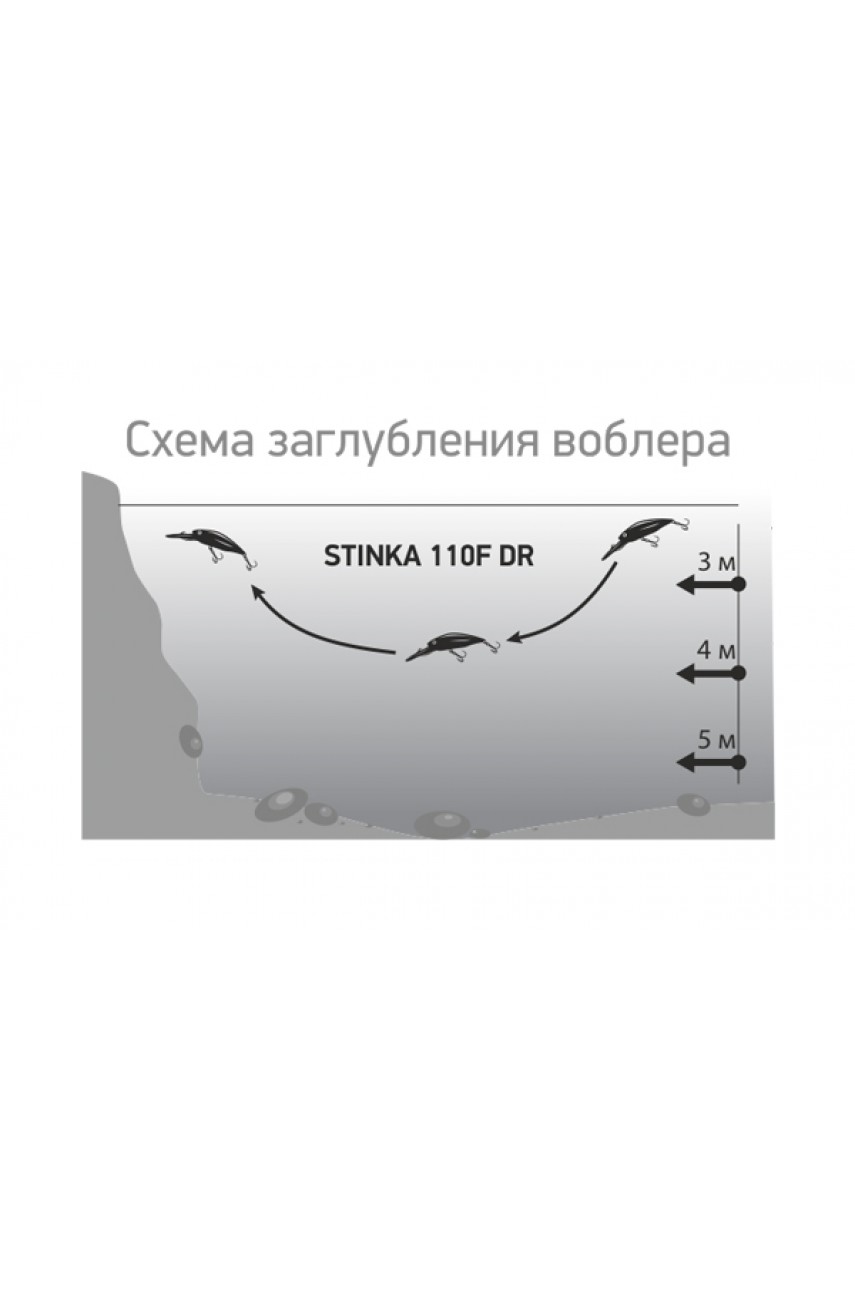 Воблер LureMax STINKA 110F MDR-036 (110FDR-036) 12 г. модель LWST110FMDR-036 от LureMax