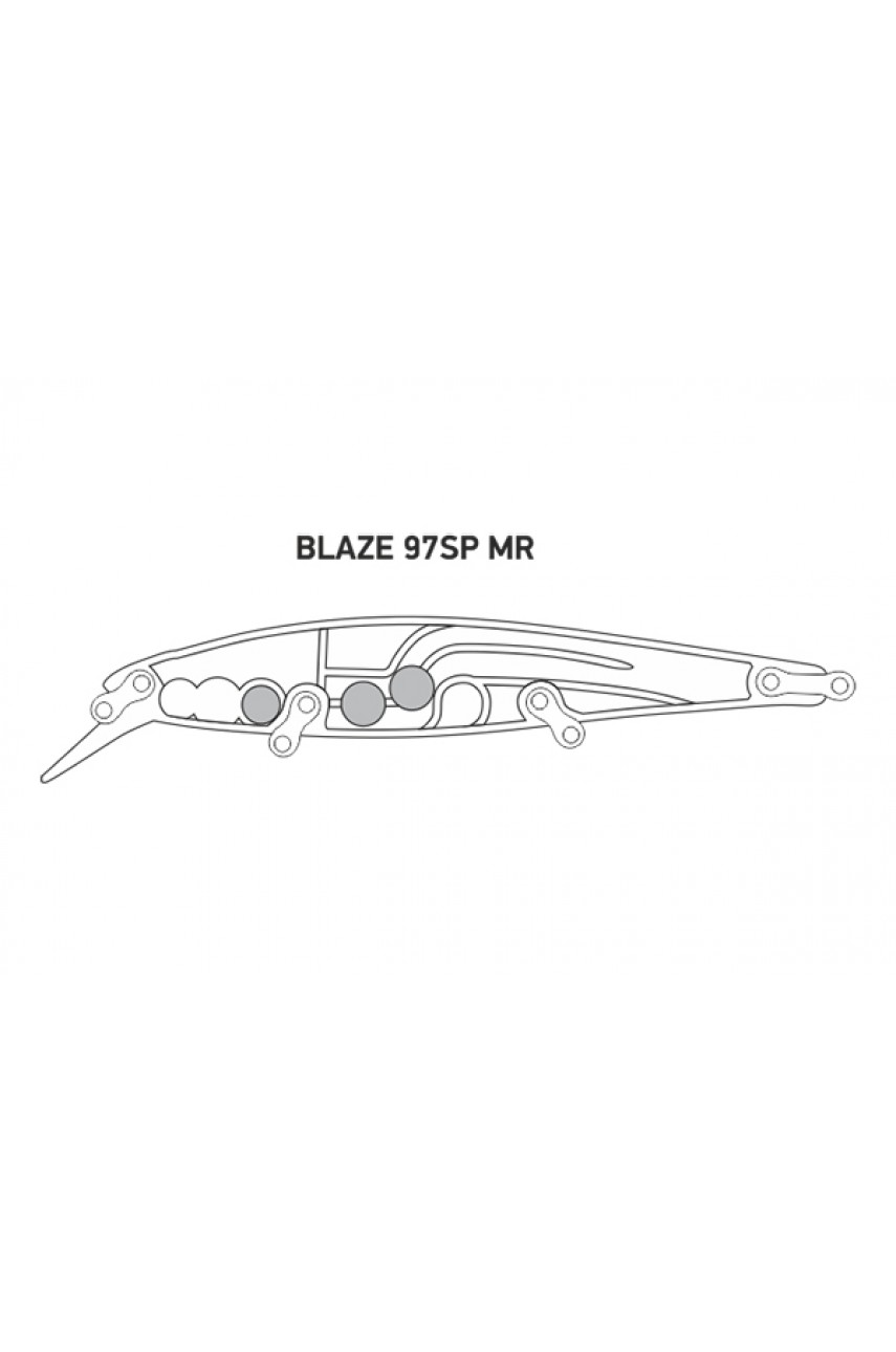 Воблер LureMax BLAZE  97SP MR-045 10г.
