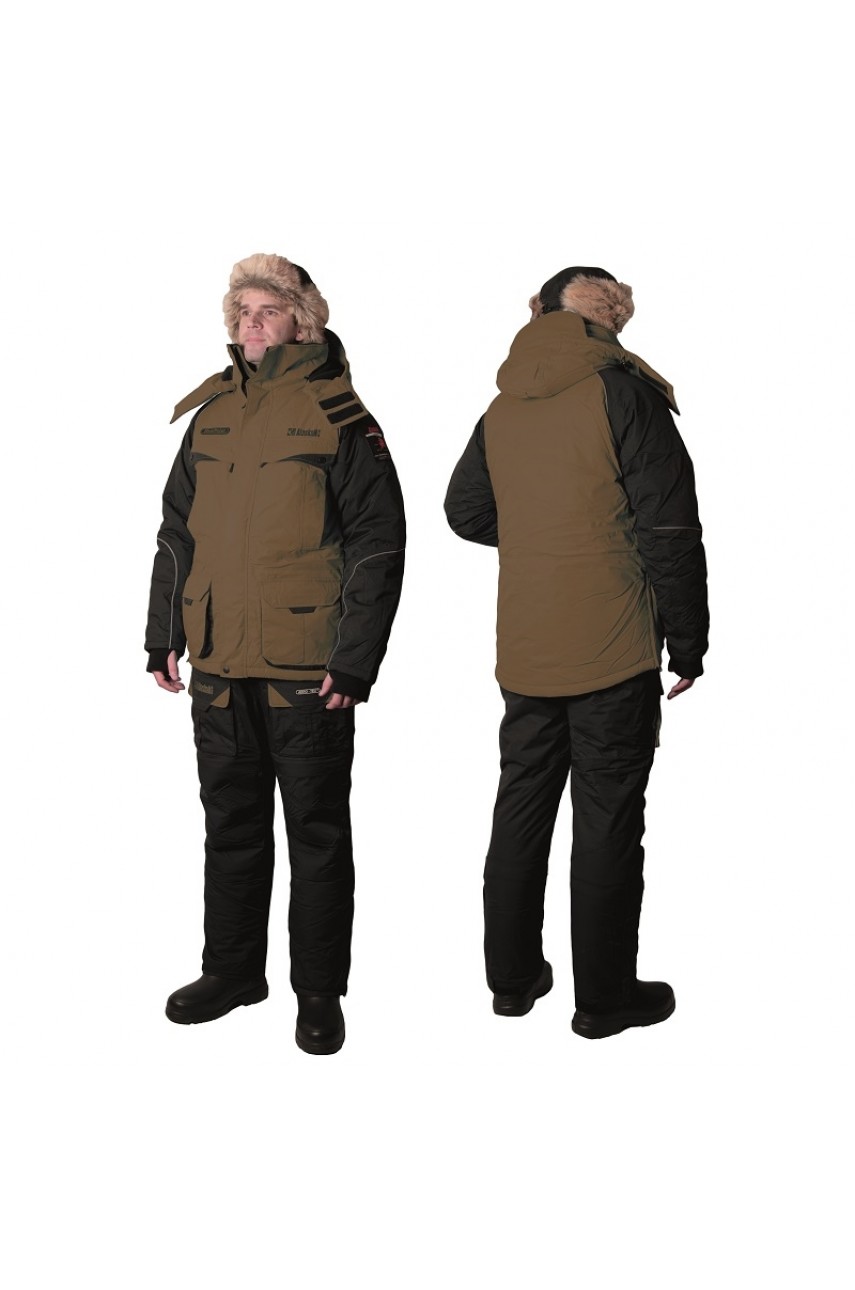 Костюм зимний Alaskan New Polar M хаки 3XLK (куртка+полукомбинезон)