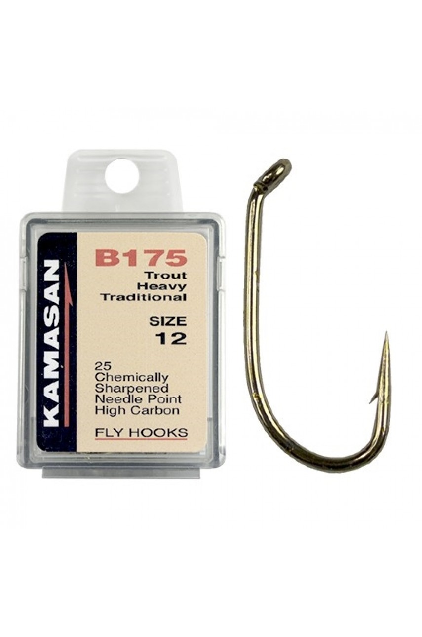 Крючки Kamasan B175-12 Trout Heavy Traditional (25шт) модель HFB175012X от Kamasan