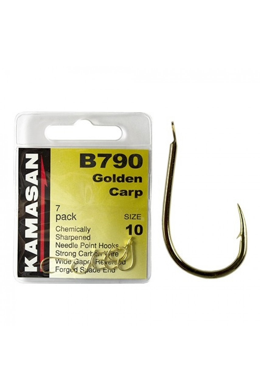 Крючки Kamasan B790-1/0 Golden Carp