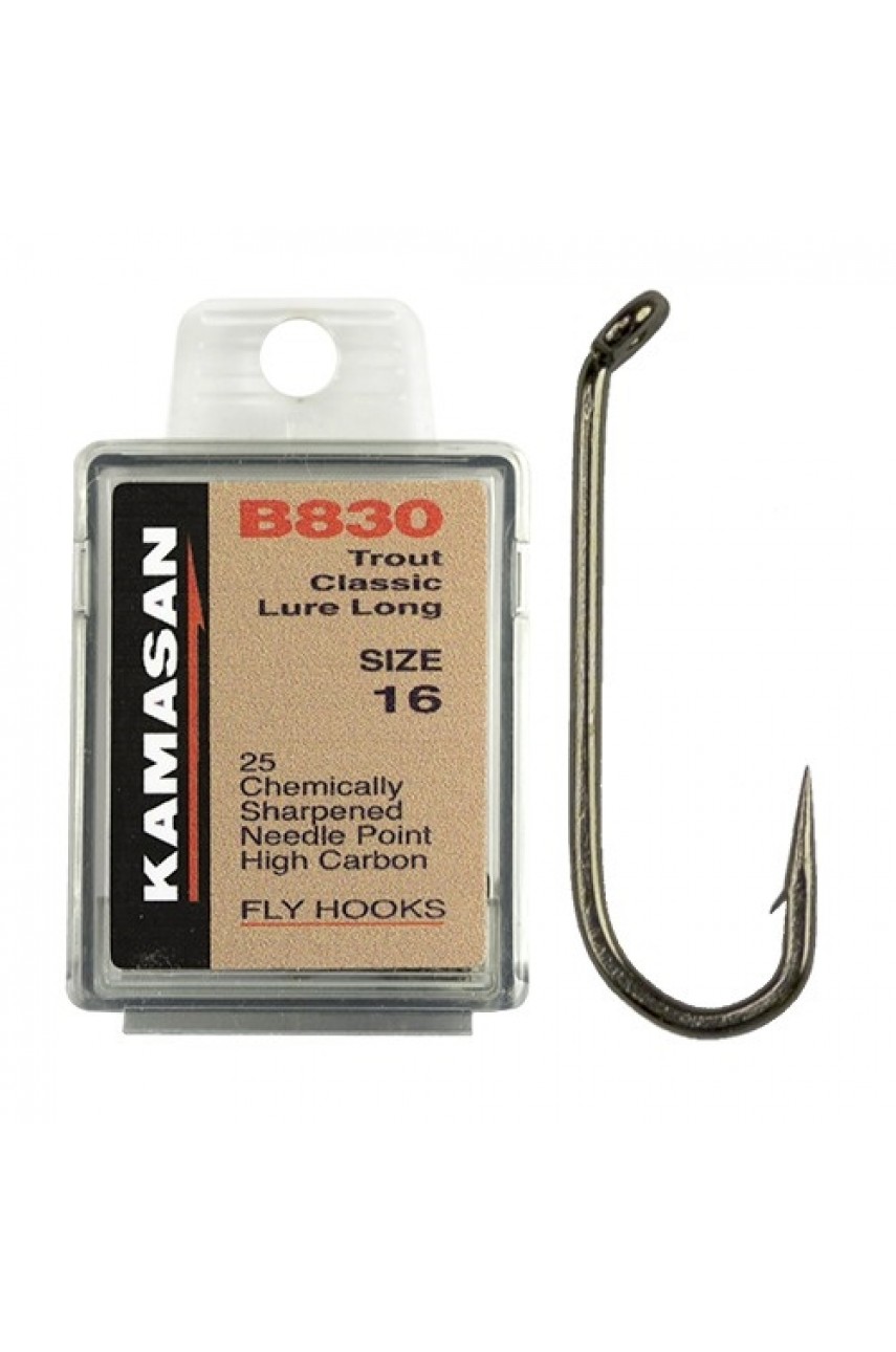 Крючки Kamasan B830-16 Trout Classic Lure Long (25шт)