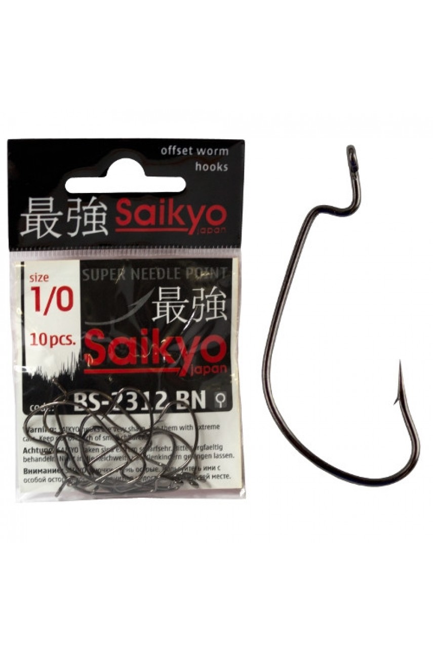 Крючки Saikyo BS-2312 BN №1/0 (10 шт)