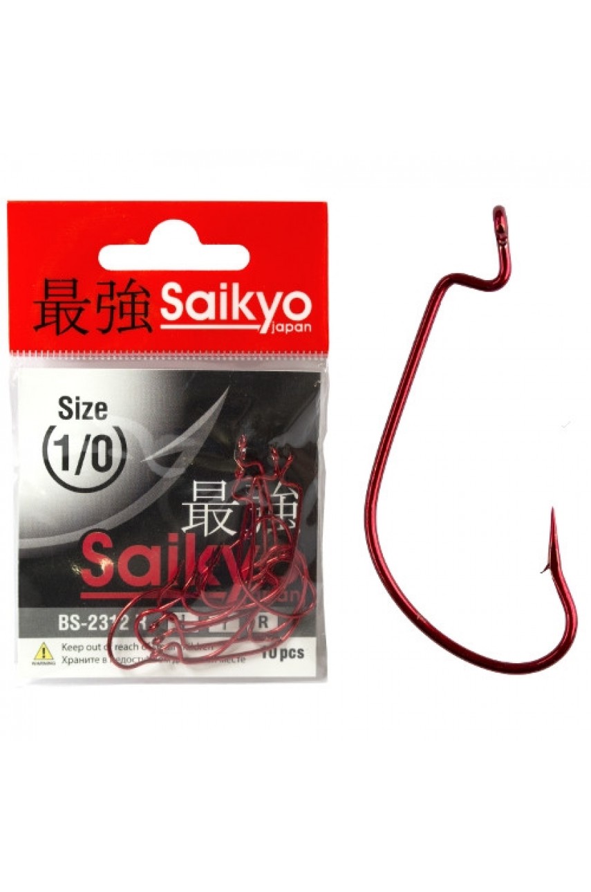 Крючки Saikyo BS-2312 R №1/0 (10 шт)