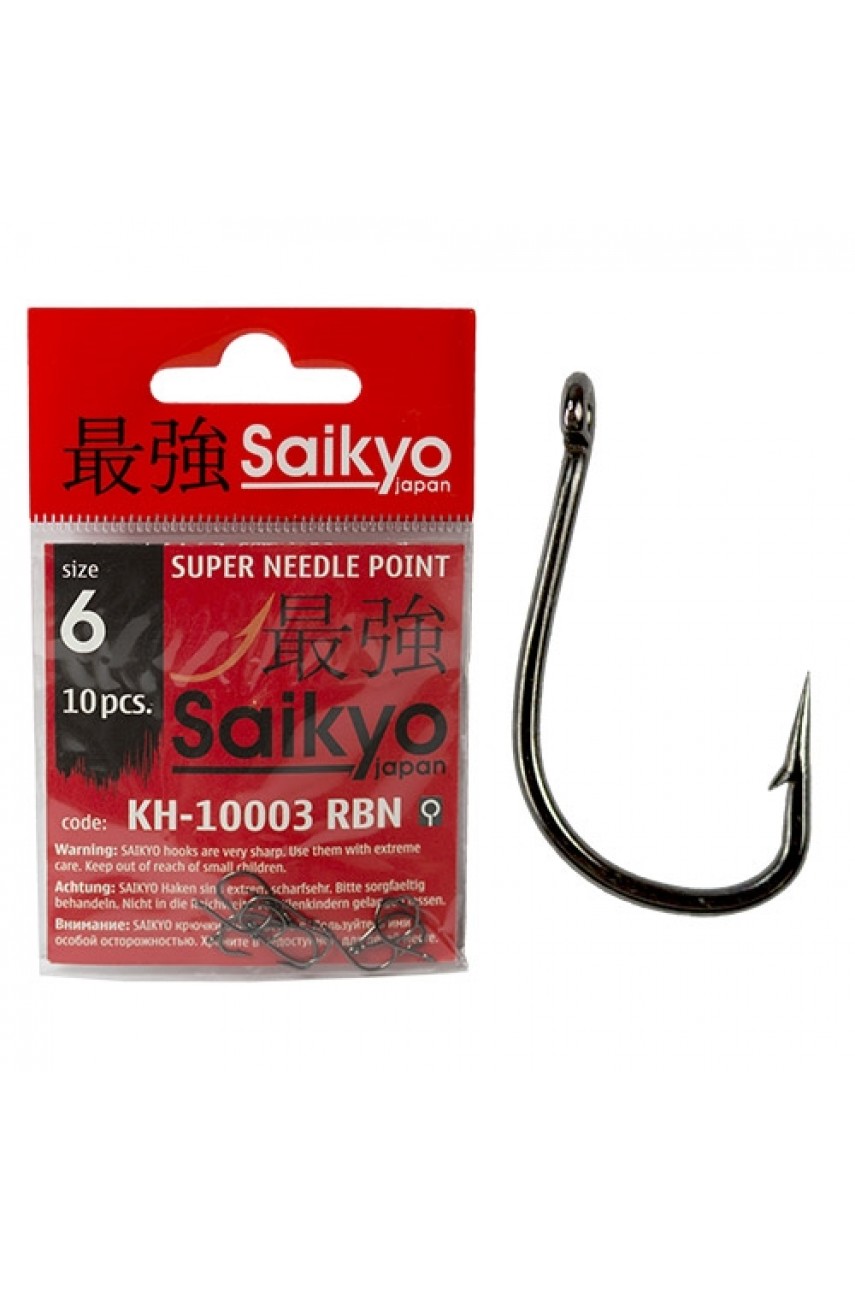 Крючки Saikyo KH-10003 Tanago BN № 0,8 (10шт) модель KH-10003BN0.8-10 от Saikyo