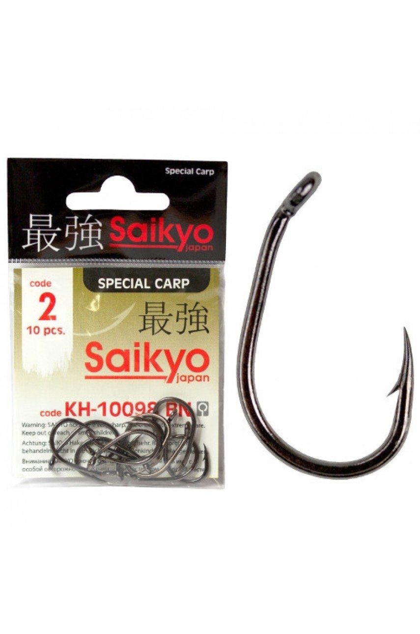 Крючки Saikyo KH-10098 Clever Carp BN №1 (10 шт.) модель KH-10098BN1-10 от Saikyo