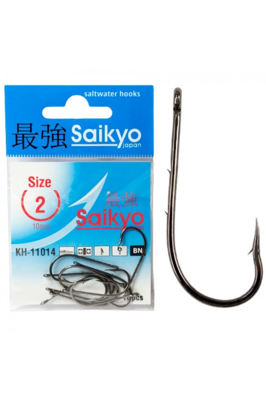 Крючки Saikyo KH-11014 Bait Holder BN №1/0 (10шт) модель KH-11014BN1/0-10 от Saikyo