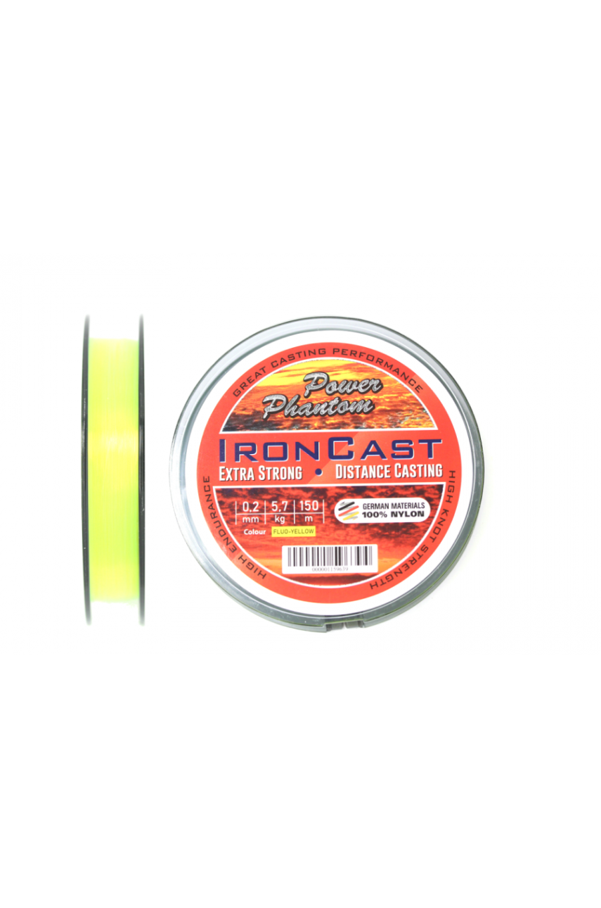 Леска Power Phantom IronCast FLUO 0,16mm, 3,5kg 150m