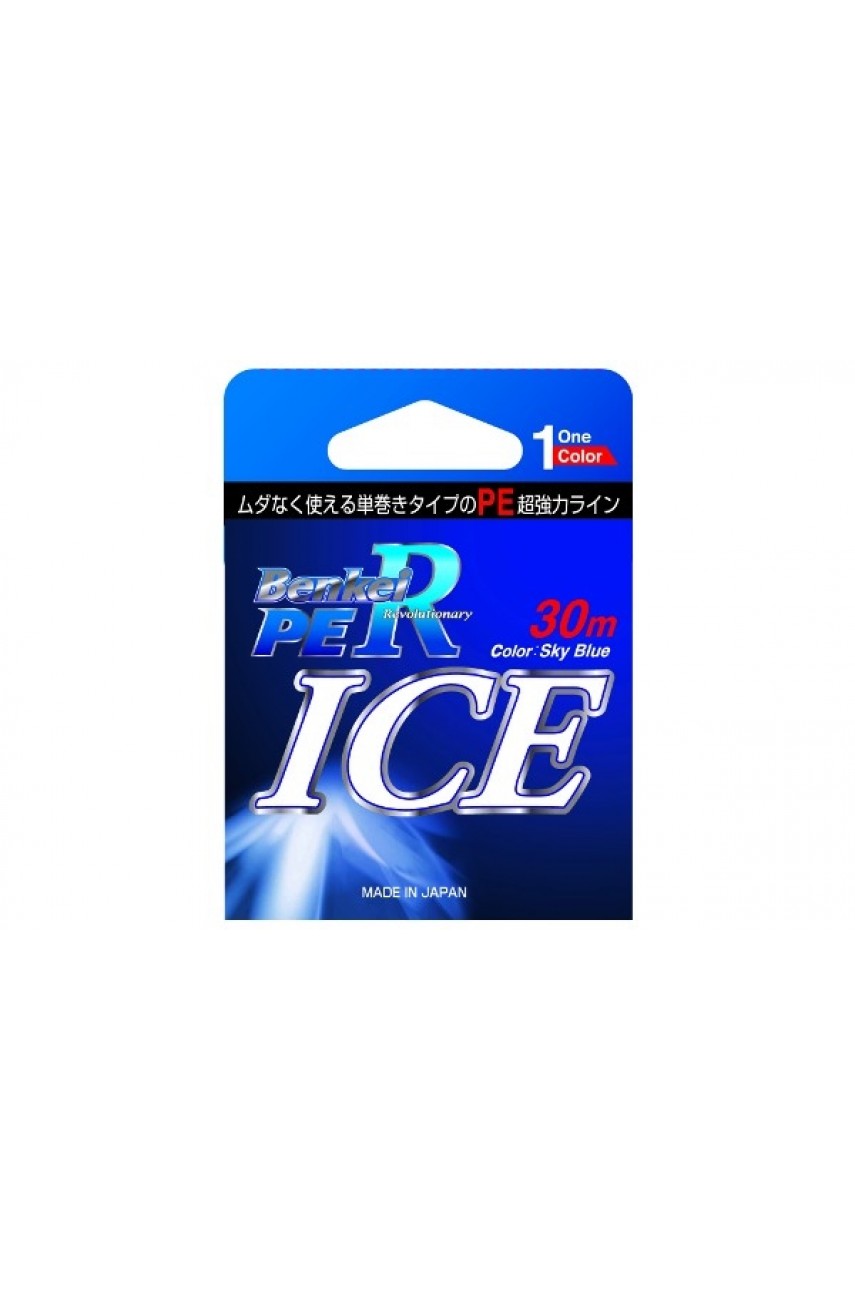 Шнур Benkei ICE, 30м, небесно-голубой #2, 0,235мм, 12,6кг модель 702-30MSPL-6C2 от Benkei