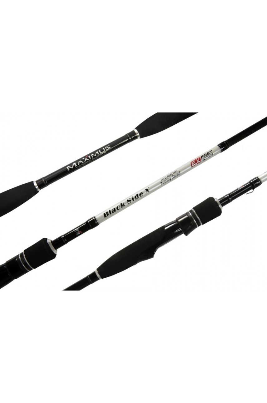 Удилище спиннинговое Maximus BLACK SIDE X 18M 1.8m 7-28g