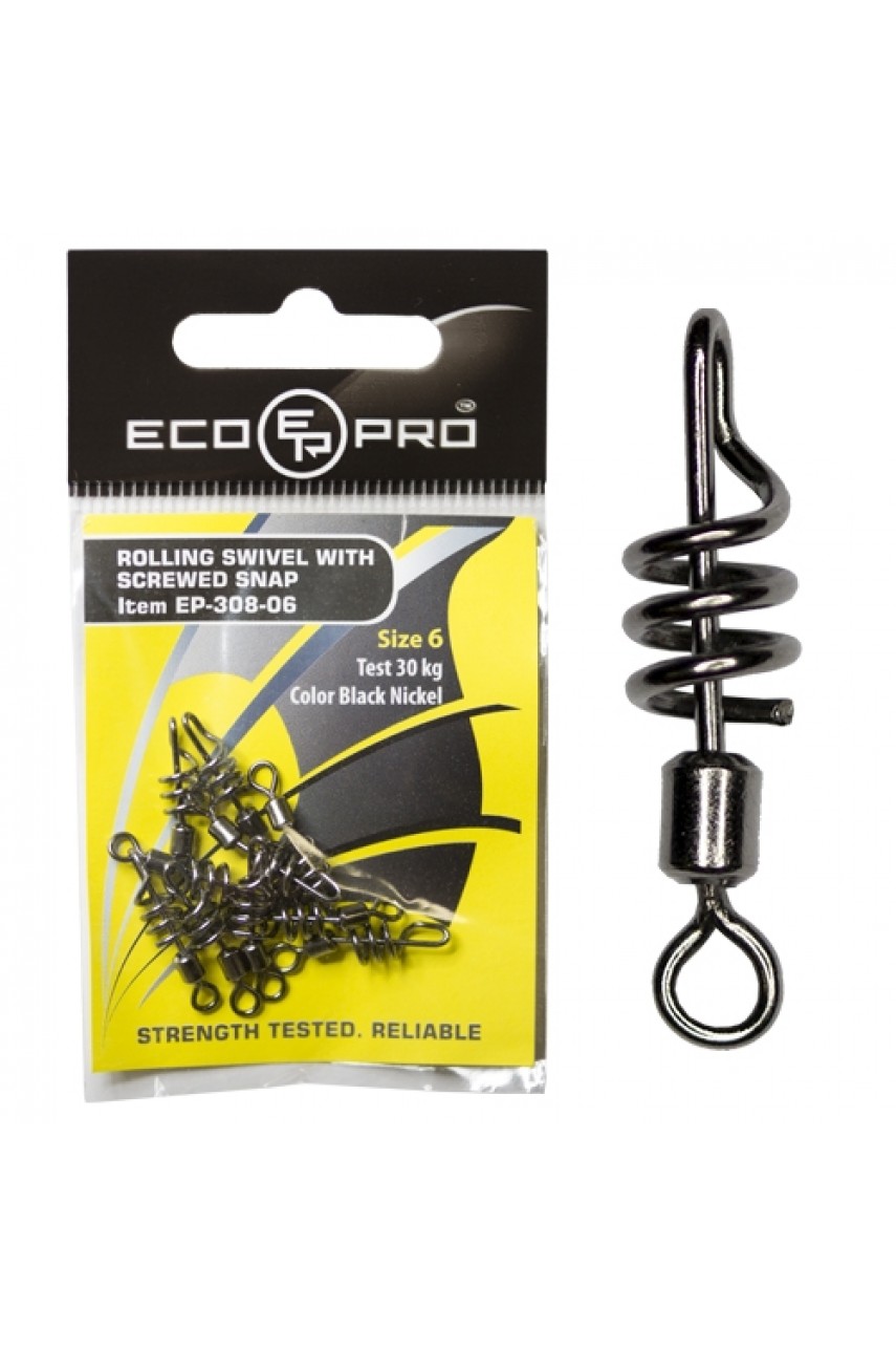 Вертлюг ECOPRO с застежкой EP-308-10 -10шт Вертлюг ECOPRO с застежкой EP-308-10 -10шт