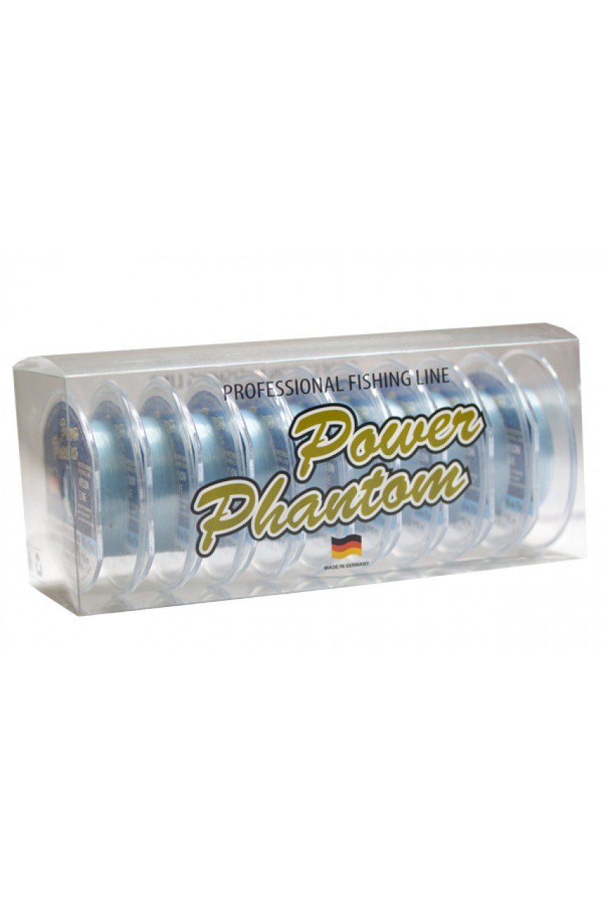 Леска Power Phantom Super Strong,  0,12мм, 2,4 кг,светло-голубой, 110м модель PPSSTBF012 от Power Phantom