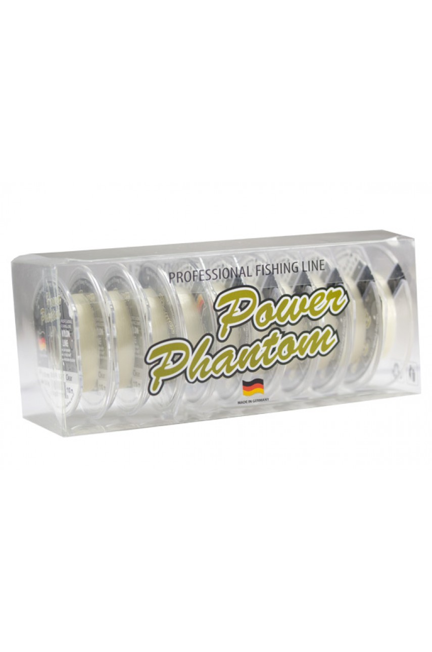 Леска Power Phantom Super Soft, 0,10мм, 1,6 кг,прозрачный, 110м модель PPSSFCL010 от Power Phantom