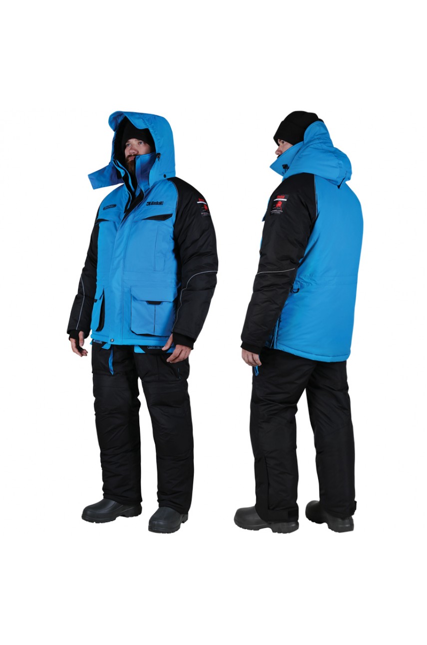 Костюм зимний Alaskan New Polar синий/черный XS (куртка+полукомбинезон) модель AWSNPBBXS от Alaskan