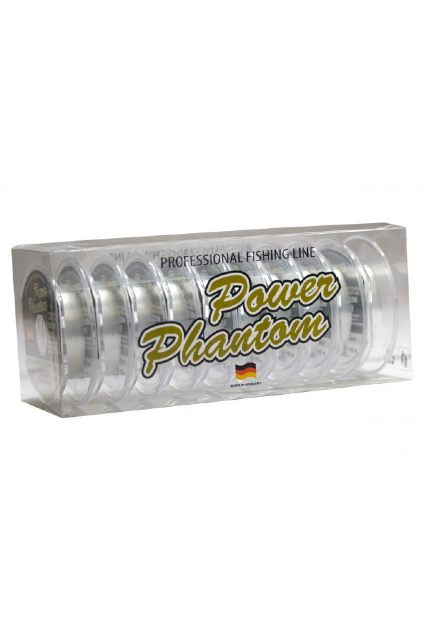 Леска Power Phantom Super Strong, 0,12мм, 2,4 кг,прозрачный, 110м модель PPSSTCL012 от Power Phantom