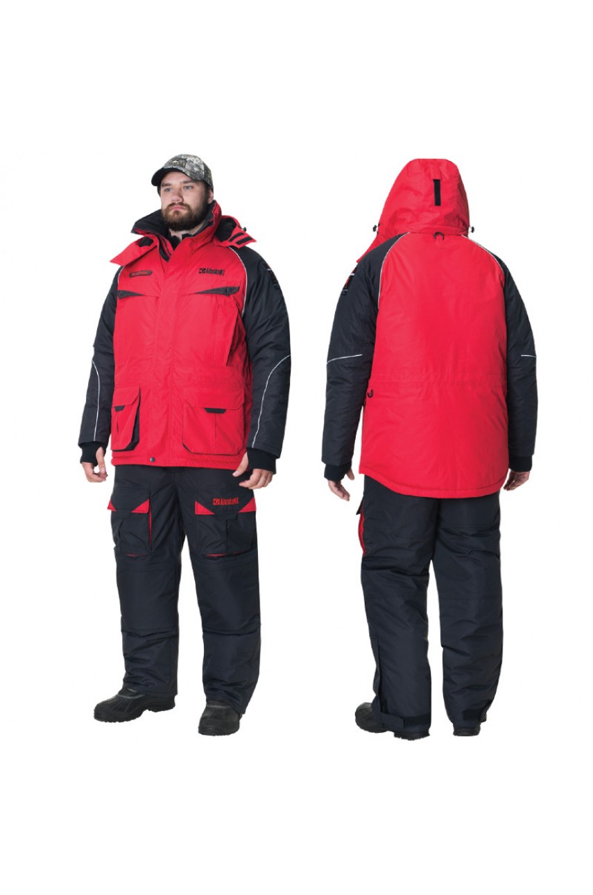 Костюм зимний Alaskan New Polar красный/черный XL_Long (куртка+полукомбинезон) модель AWSNPRBXLl от Alaskan
