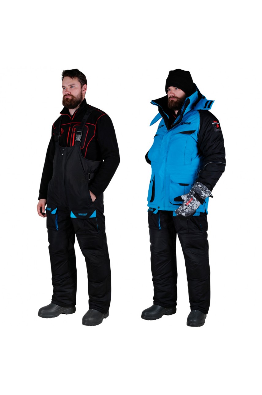 Костюм зимний Alaskan New Polar синий/черный 2XL (куртка+полукомбинезон) модель AWSNPBBXXL от Alaskan