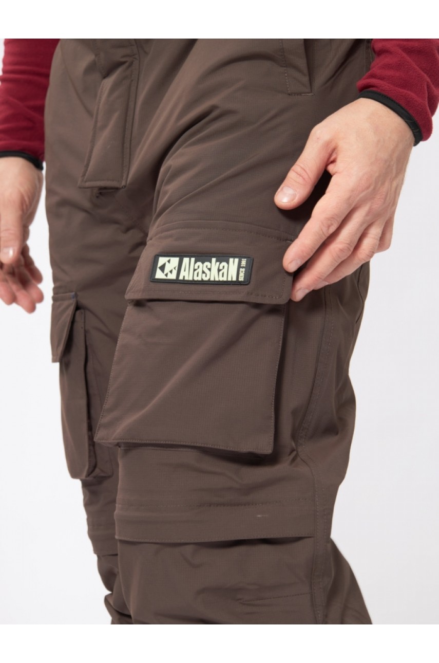 Костюм зимний Alaskan Russian Mission FS хаки/коричневый XL (куртка+полукомбинезон) модель AWSRMFSXL от Alaskan
