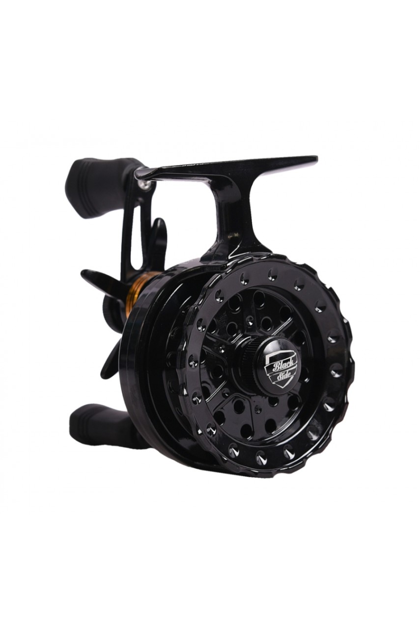 Катушка инерционная (зимняя) Black Side ICE ZEAL BLACK (4+1 подш.) модель BSIZ60 от Black Side