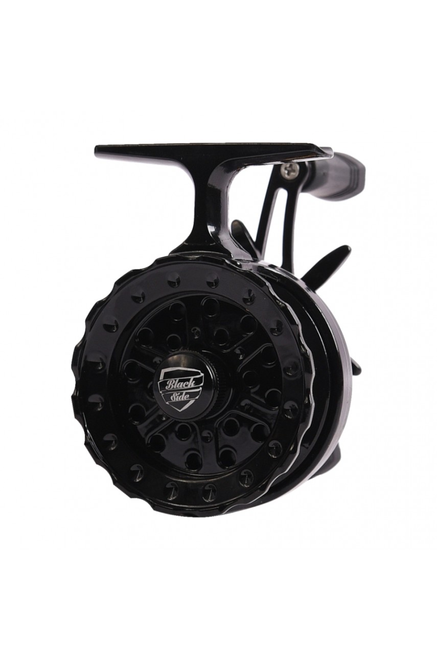 Катушка инерционная (зимняя) Black Side ICE ZEAL BLACK (4+1 подш.) модель BSIZ60 от Black Side