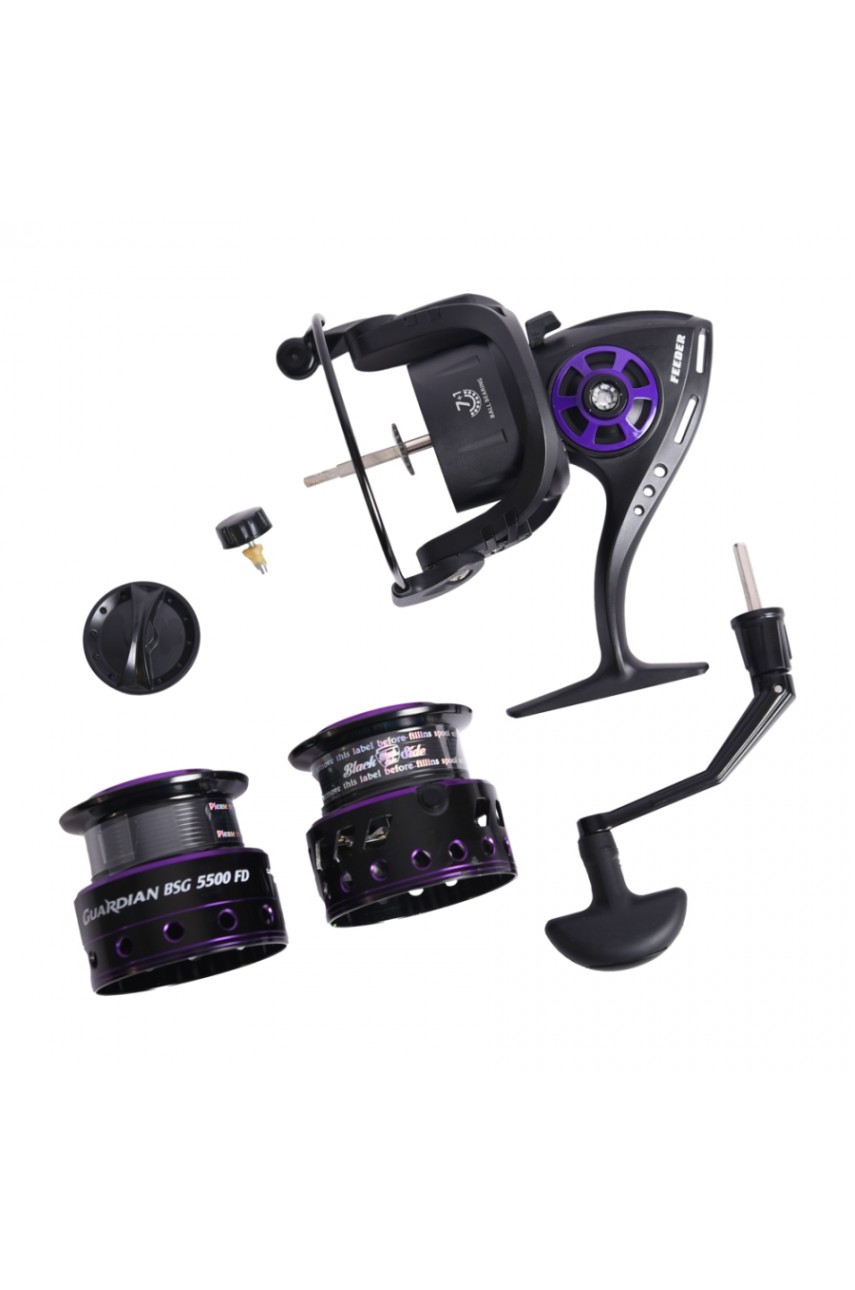 Катушка безынерционная фидерная Black Side Guardian 5500FD (7+1 подш.) модель BSG5500FD от Black Side