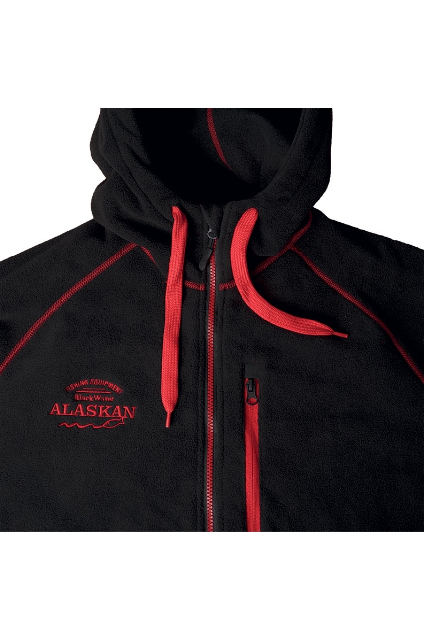 Куртка флисовая Alaskan Black Water  XXXL с капюшоном модель AFHBWBXXXL от Alaskan