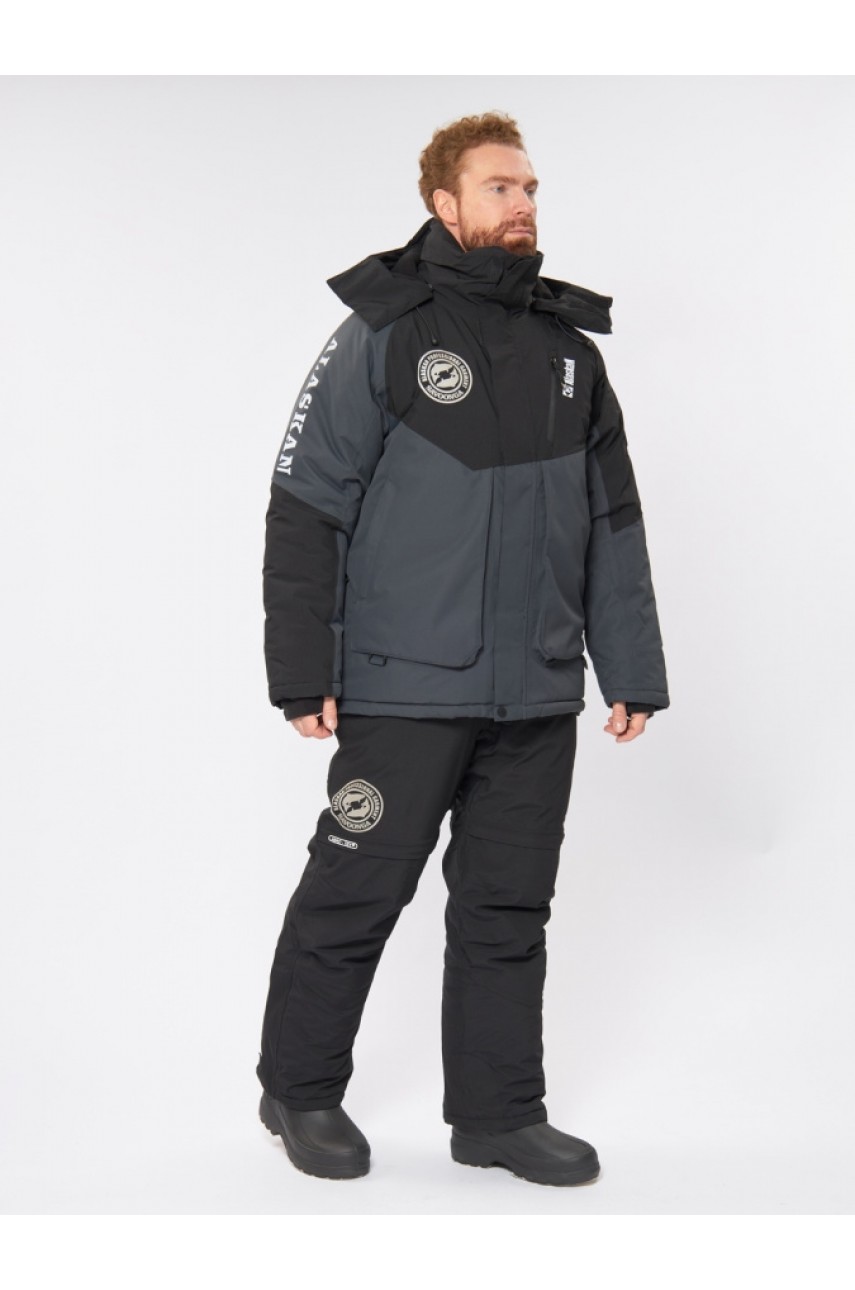 Костюм зимний Alaskan Savoonga XXXL серый/черный модель AWSSGBXXXL от Alaskan