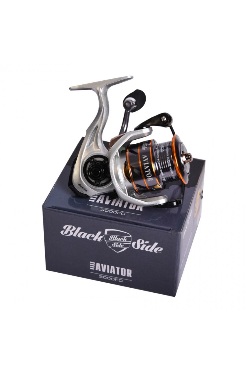 Катушка безынерционная Black Side Aviator 4500FD (7+1 подш.) модель BSAV4500FD от Black Side