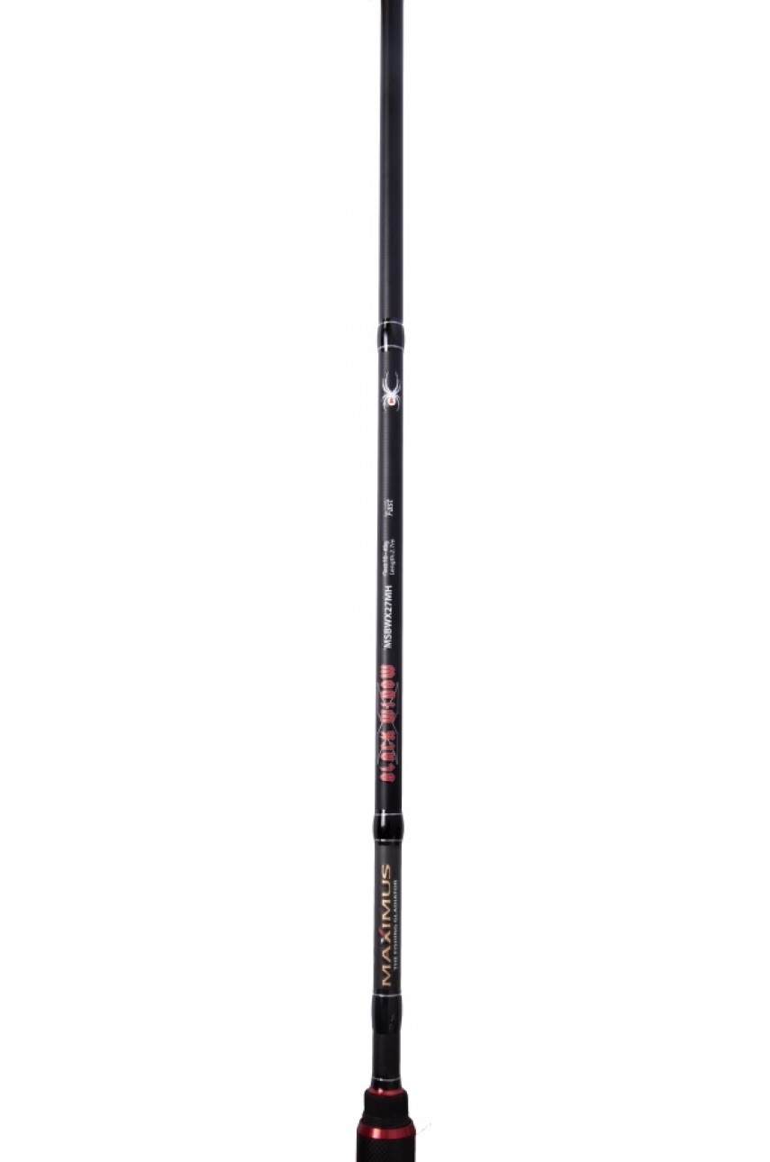 Удилище спиннинговое Maximus BLACK WIDOW -X  24H 2,4 m 15-55 g 10-25 lb модель MSBWX24H от Maximus