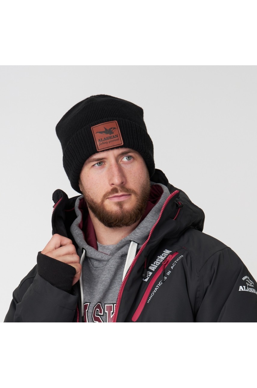 Шапка Alaskan Hat Beanie черная L, 52-54 (AWC037BL) модель AWC037BL от Alaskan