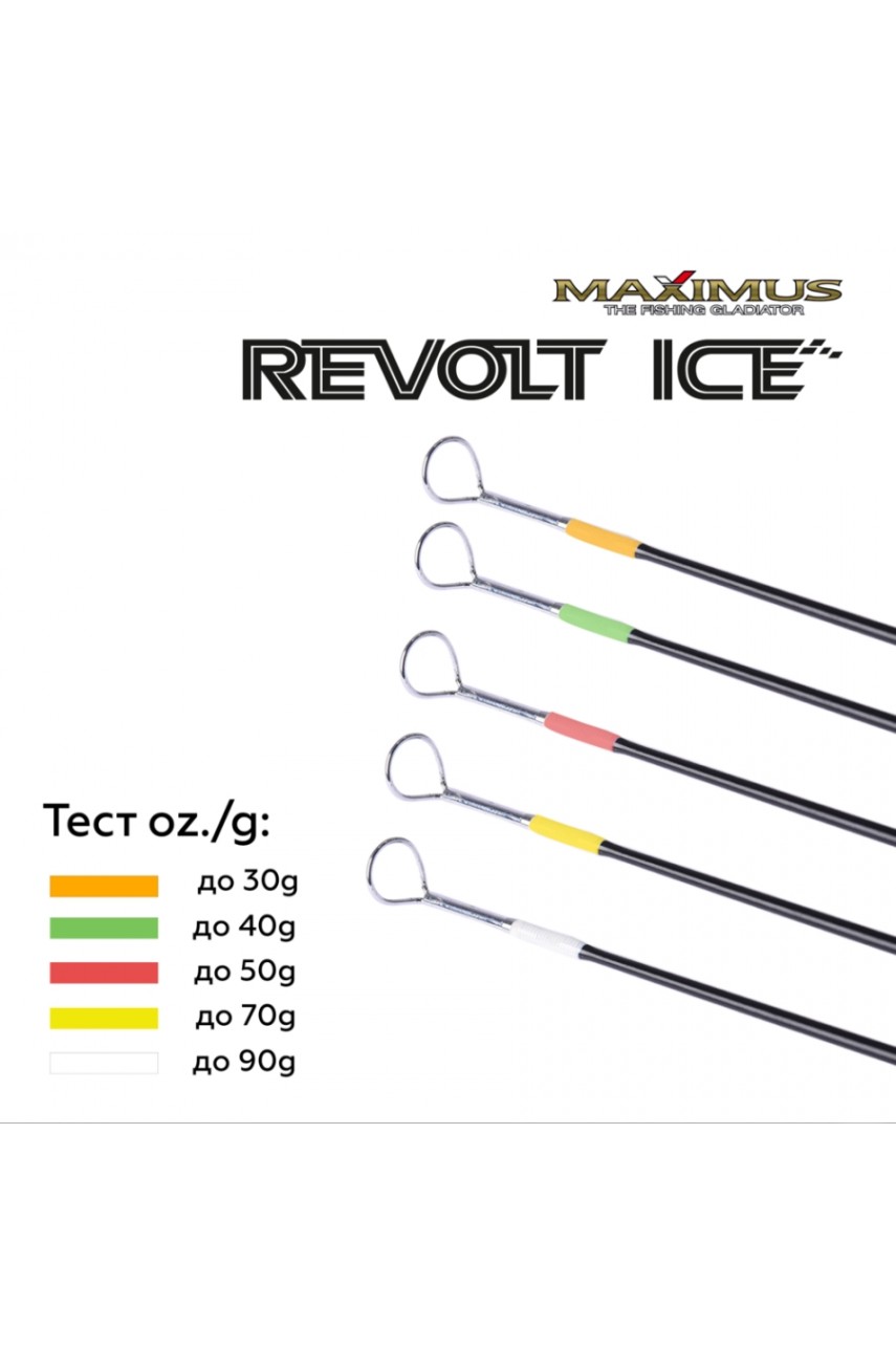 Зимняя удочка Maximus REVOLT ICE 26XH (MIRRI26XH) 0,65м до 70гр модель MIRRI26XH от Maximus